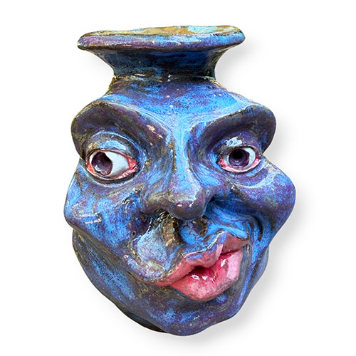Savannah Reddish 5.5" Expressive Face Jug DP6179